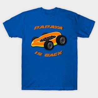 Lando Norris, Oscar Piastri, McLaren Formula 1 One F1 Merch, Papaya Is Back T-Shirt